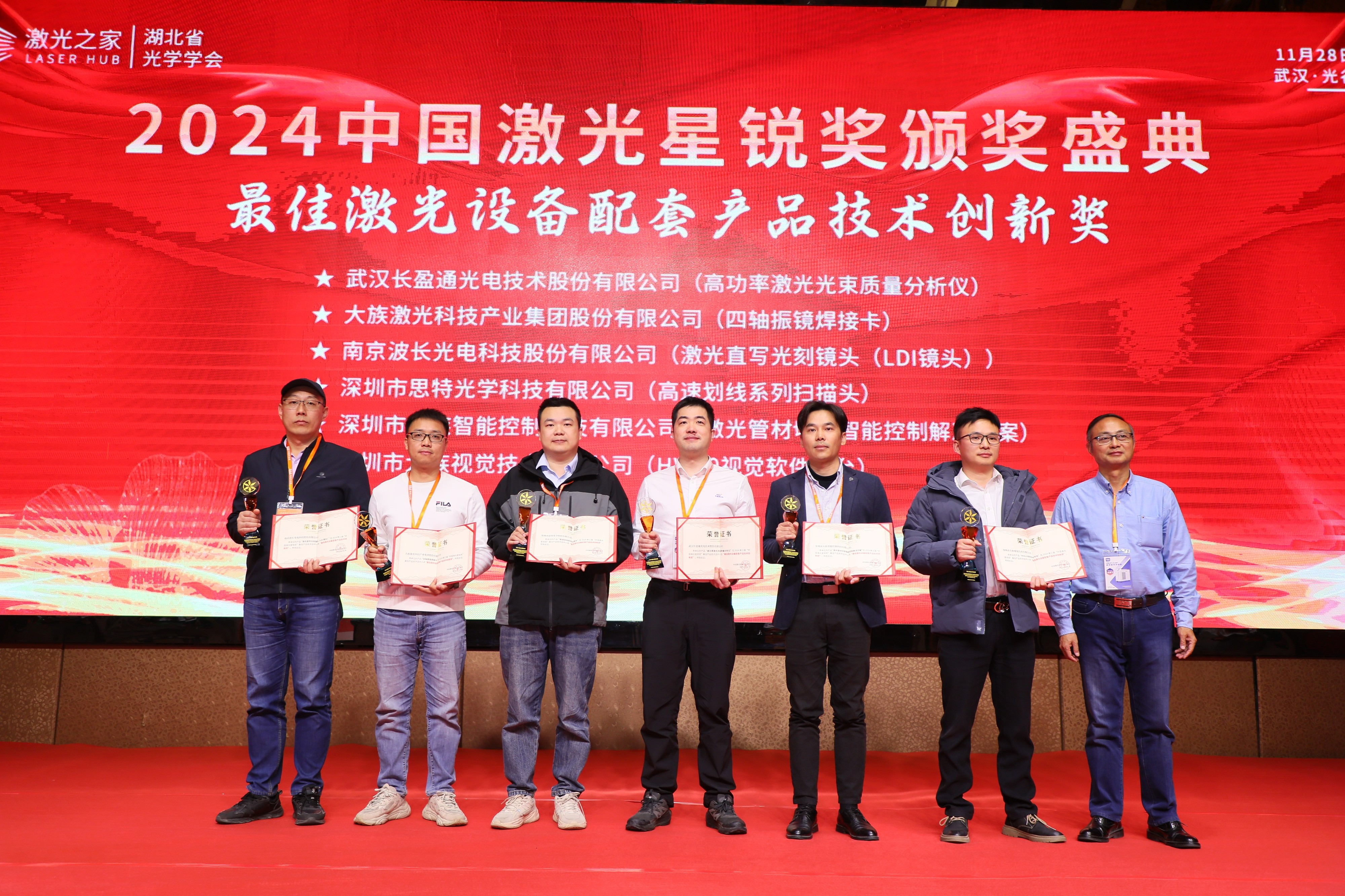 亚星国际正网高功率激光光束质量分析仪荣获2024中国激光星锐奖“最佳激光设备配套产品技术创新奖”